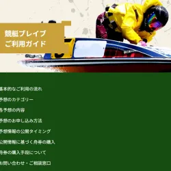 「競艇ブレイブ」ご利用ガイド