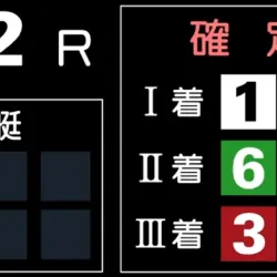 結果は「1-6-3」で的中