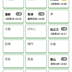 出走表が見れる